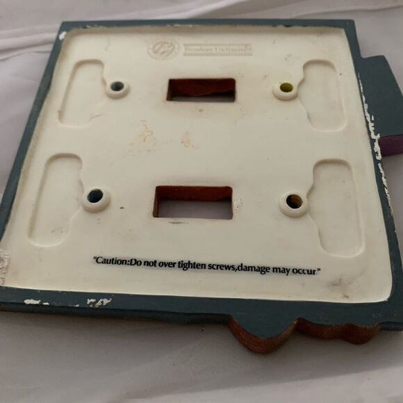 Borders Unlimited 3D Sleep Time Stories Double Switch Plate Light Switch Cover - Picture 5 of 5